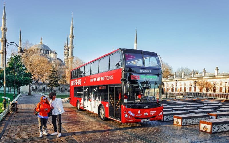 Billet Visite d'Istanbul en bus Hop-On Hop-Off