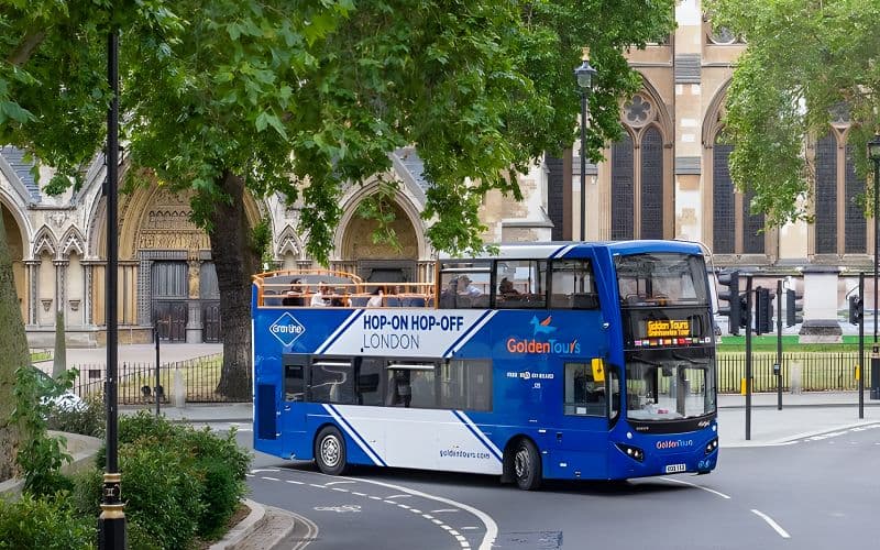 Billet Golden Tours : Tour en bus Hop-On Hop-Off à Londres avec croisière sur la Tamise en option