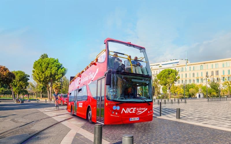 Billet Visite en bus Hop-On Hop-Off de Nice et Villefranche