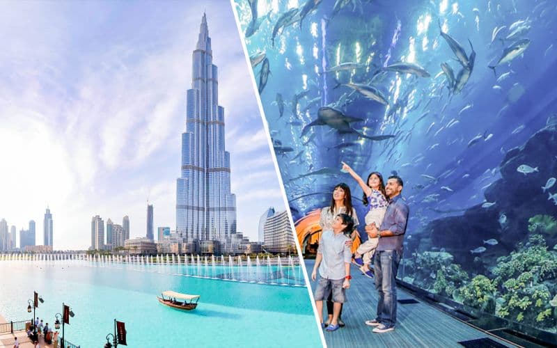 Billet Billets combo : Burj Khalifa At theTop + aquarium et zoo sous-marin de Dubaï