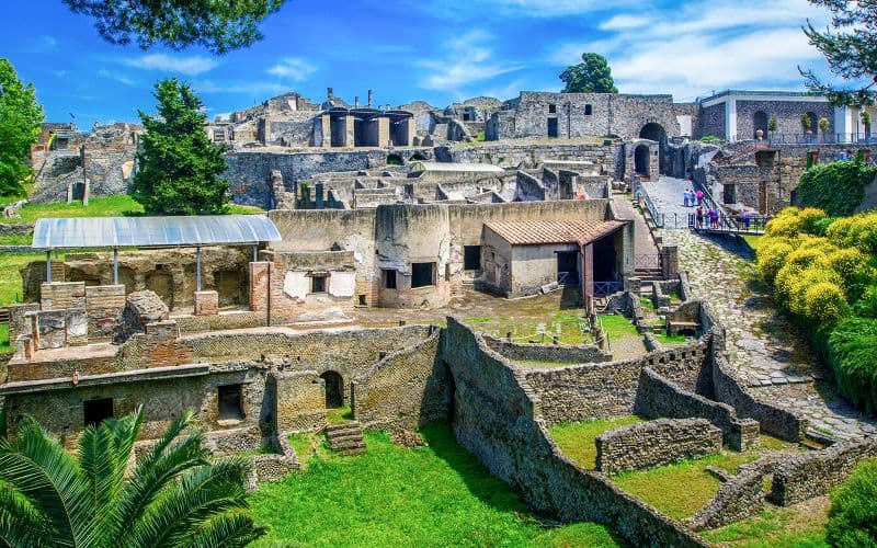 Billet Billets coupe-file pour Pompéi avec guide en papier