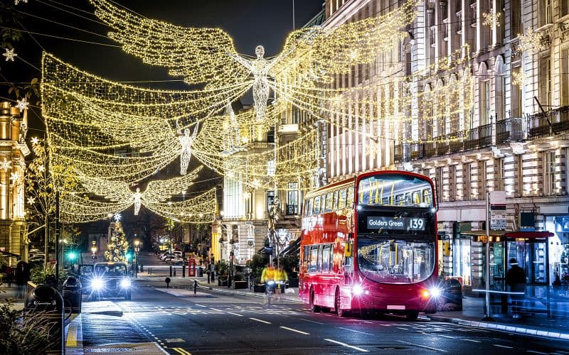 Billet Big Bus : Visite nocturne en bus des lumières de Noël à Londres