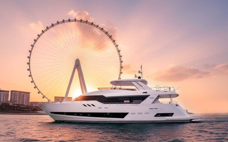 Billet Dubaï : Visite en bateau au coucher du soleil avec DJ, barbecue et boissons à volonté pour les enfants