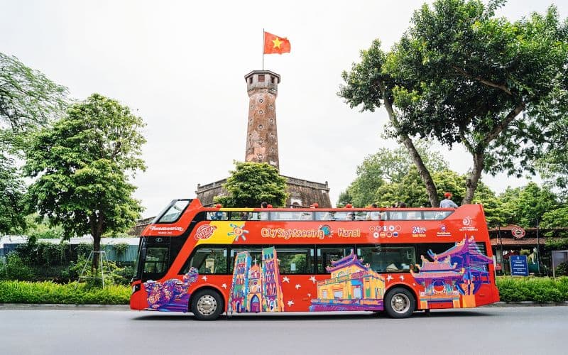 Billet City Sightseeing : Tour en bus Hop-On Hop-Off d'Hanoï