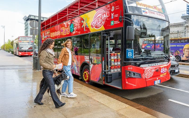 Billet City Sightseeing : Tour en bus Hop-On Hop-Off à Milan