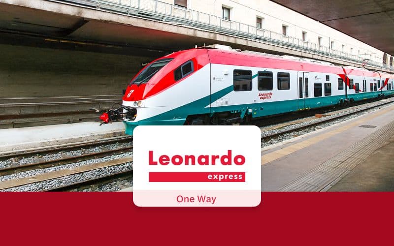 Billet Leonardo Express : Navettes en train aller simple entre l'aéroport de Fiumicino et la gare de Rome Termini