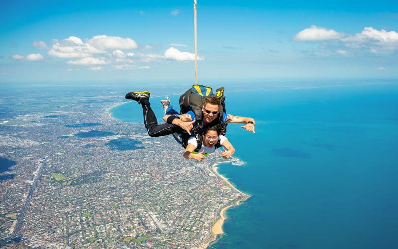 Billet Saut en parachute en tandem à St Kilda Beach