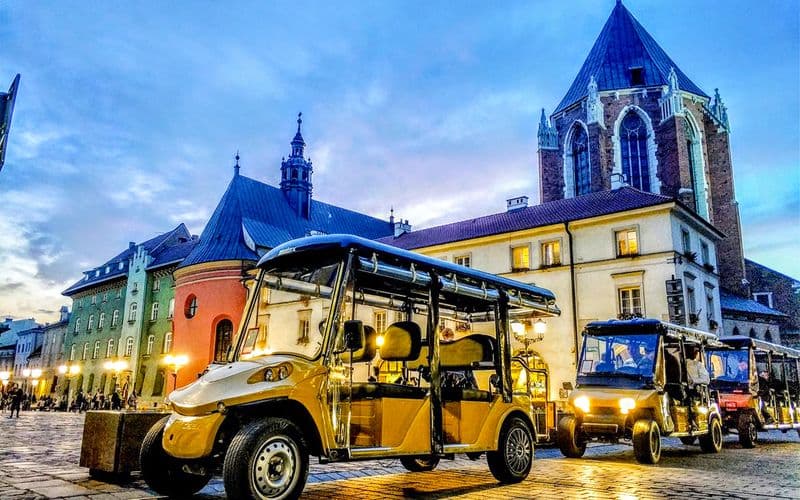Billet Krakow: Kazimierz Quarter and Former Jewish Ghetto  Sightseeing by Golf Cart: Guided Tour