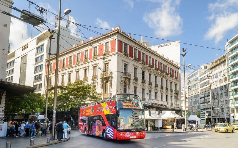 Billet City Sightseeing: : Tour en bus Hop-On Hop-Off d'Athènes, du Pirée et de la Riviera