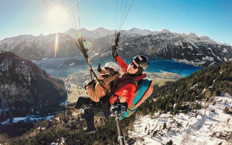 Billet Vol en parapente en tandem à Interlaken