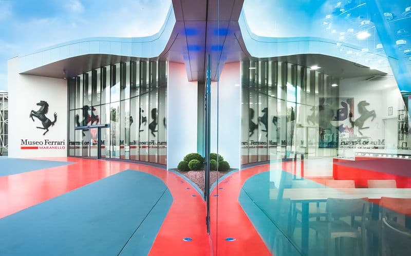 Billet Billets pour le musée Ferrari de Maranello