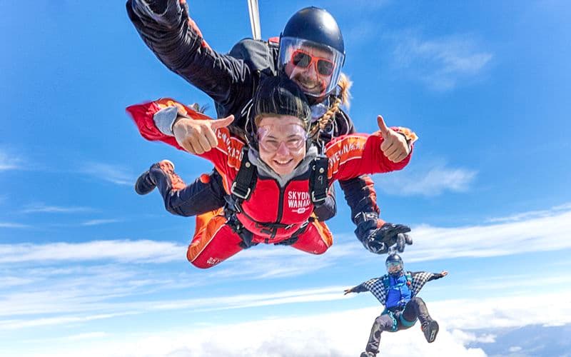 Billet Saut en parachute en tandem à Wanaka