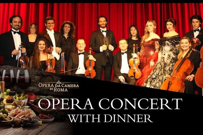 Billet Billets pour un concert d'opéra à Rome avec dîner