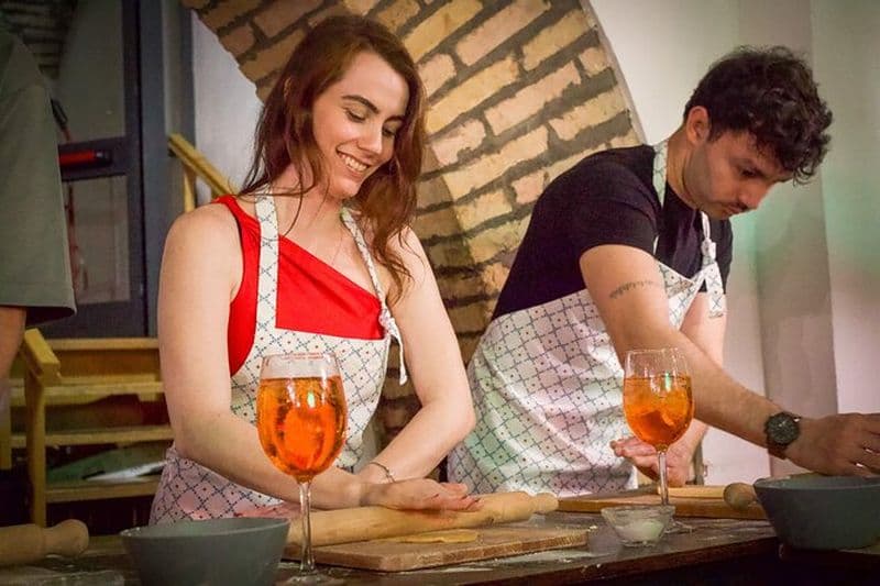 Billet Cours de cuisine de pâtes avec Spritz à Rome