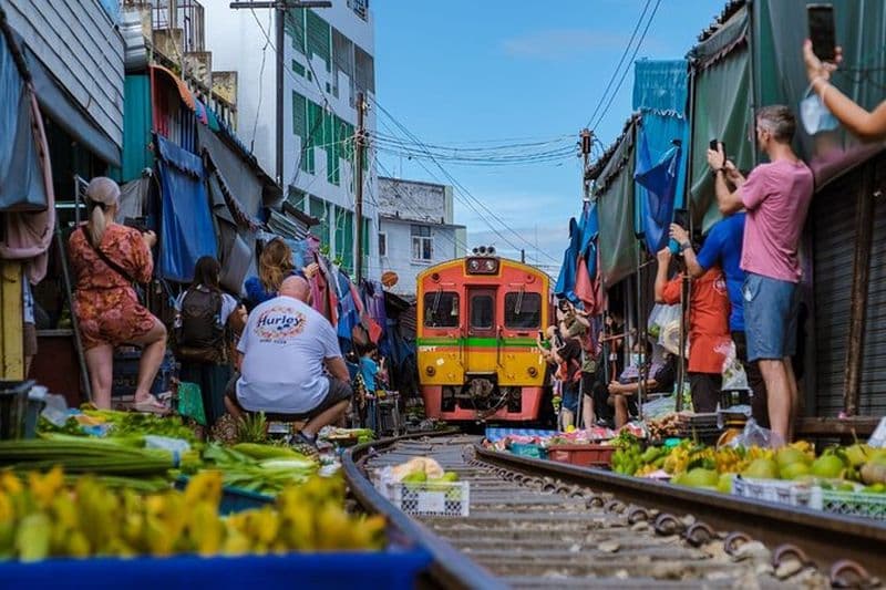 Billet Excursion aux marchés de Damnoen Saduak et Mae Klong depuis Bangkok