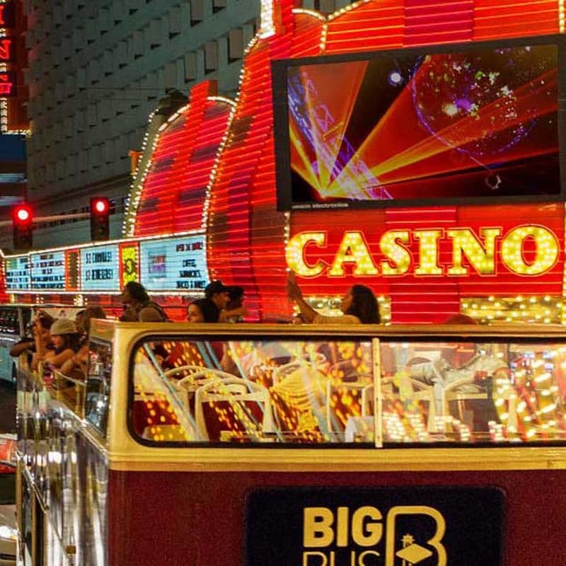 Billet Bus touristique nocturne Big Bus à Las Vegas