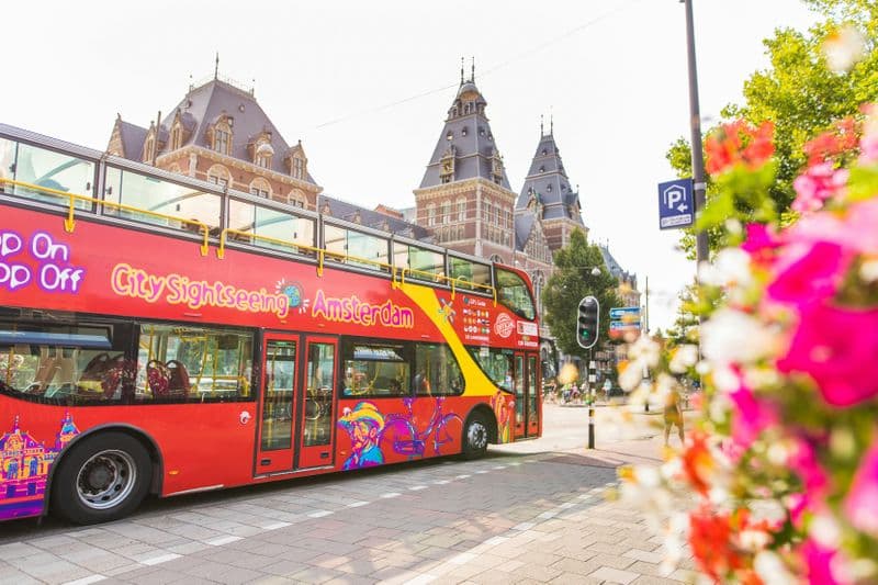 Billet Bus touristique City Sightseeing d'Amsterdam