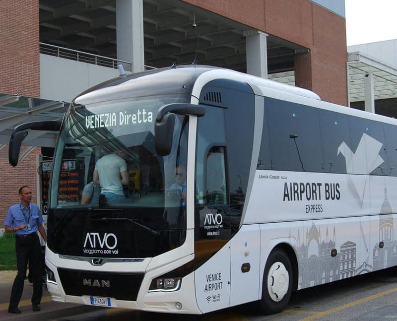 Billet Transfert en bus de Venise à l'aéroport