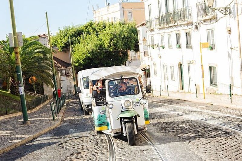 Billet Tour express en tuk tuk à Lisbonne