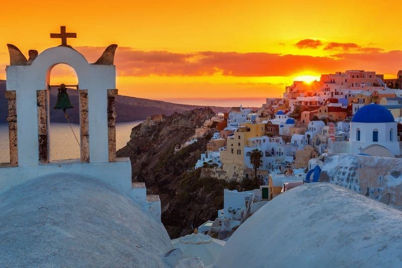 Billet Tour en bus à Santorin avec coucher de soleil à Oia