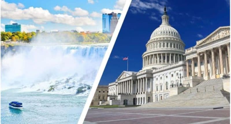 Billet Offre New York : Excursion d'une journée aux chutes du Niagara + Excursion à Philadelphie et Washington