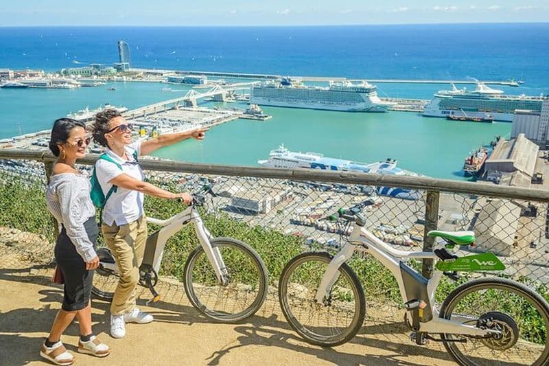 Billet Balade à vélo à Barcelone avec promenade en bateau
