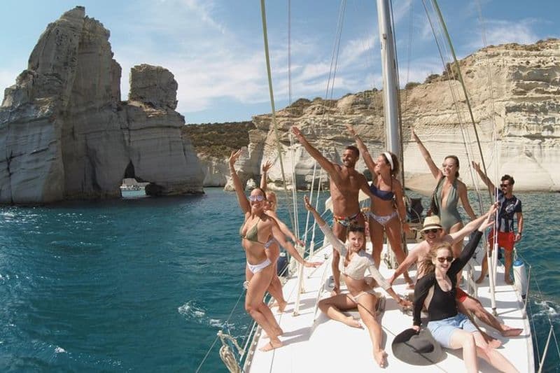 Billet Excursion en bateau sur les plages de Milos