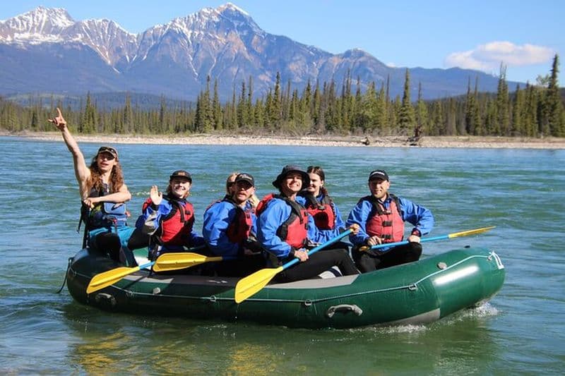 Billet Rafting sur la rivière Athabasca à Jasper