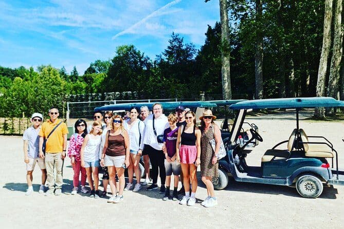 Billet Visite de Versailles en voiturette de golf et à vélo