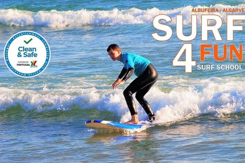 Billet Cours de surf à Albufeira