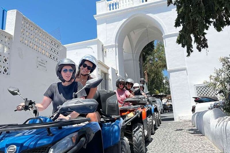 Billet Balade en quad à Santorin
