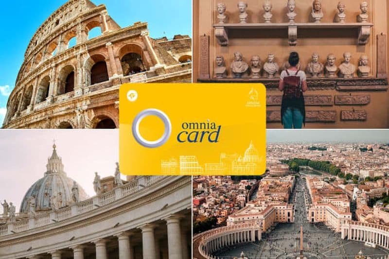 Billet Omnia Card 72h et Roma Pass : Le meilleur de Rome et du Vatican + Transports publics et bus touristique