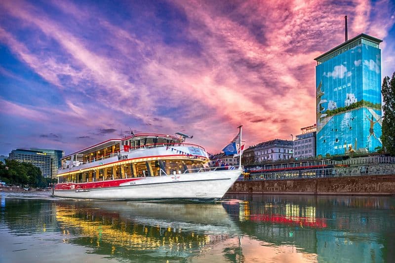 Billet Croisière au crépuscule sur le Danube à Vienne