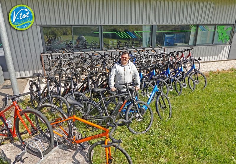 Billet Location de vélos chez V-Lot  location vélos