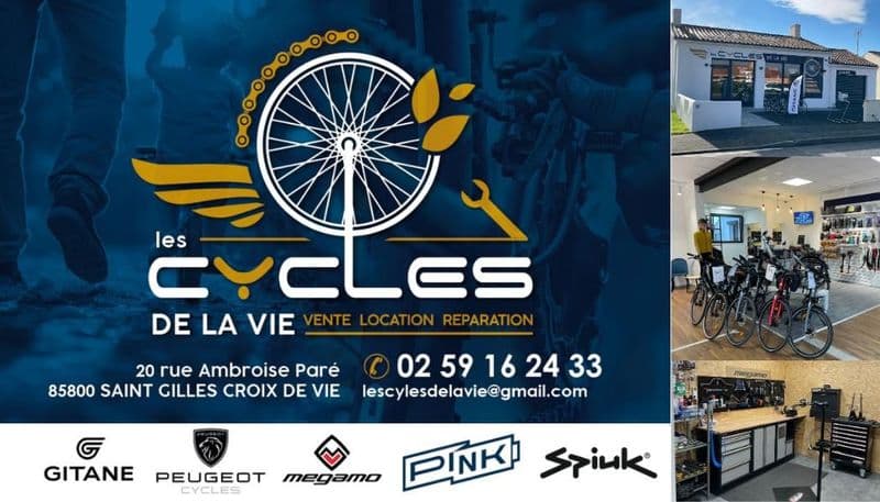Billet Location de vélos chez Les cycles de la vie
