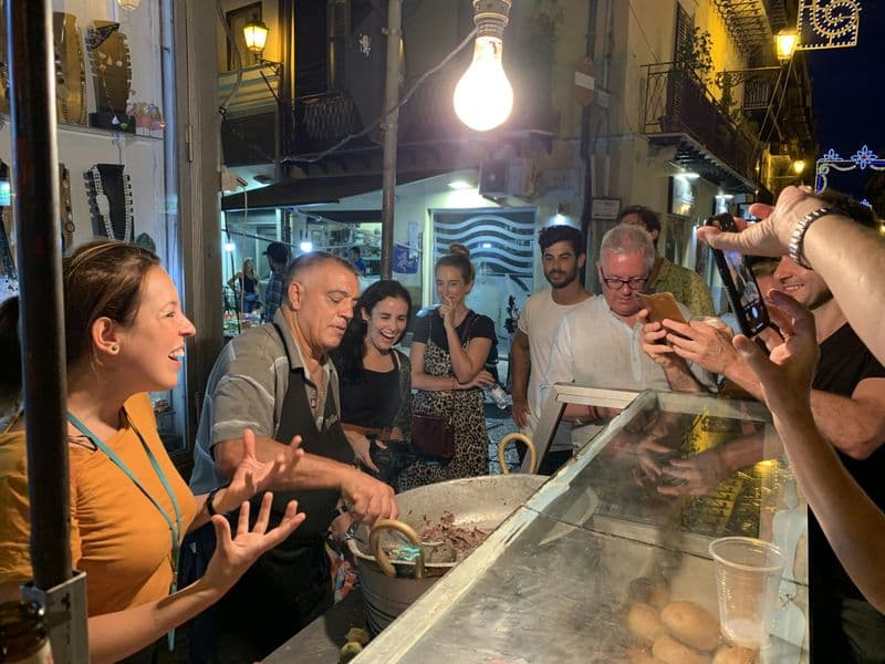 Billet Visite gastronomique nocturne de Palerme