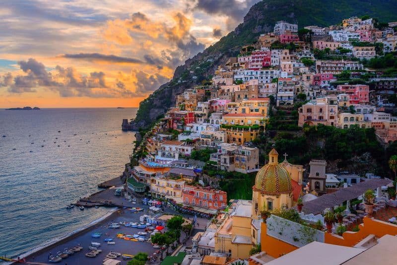 Billet Excursion d'une journée à Pompéi, sur la côte amalfitaine et à Positano au départ de Rome