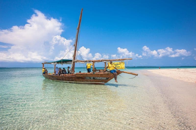 Billet Zanzibar Safari Blue boat tour