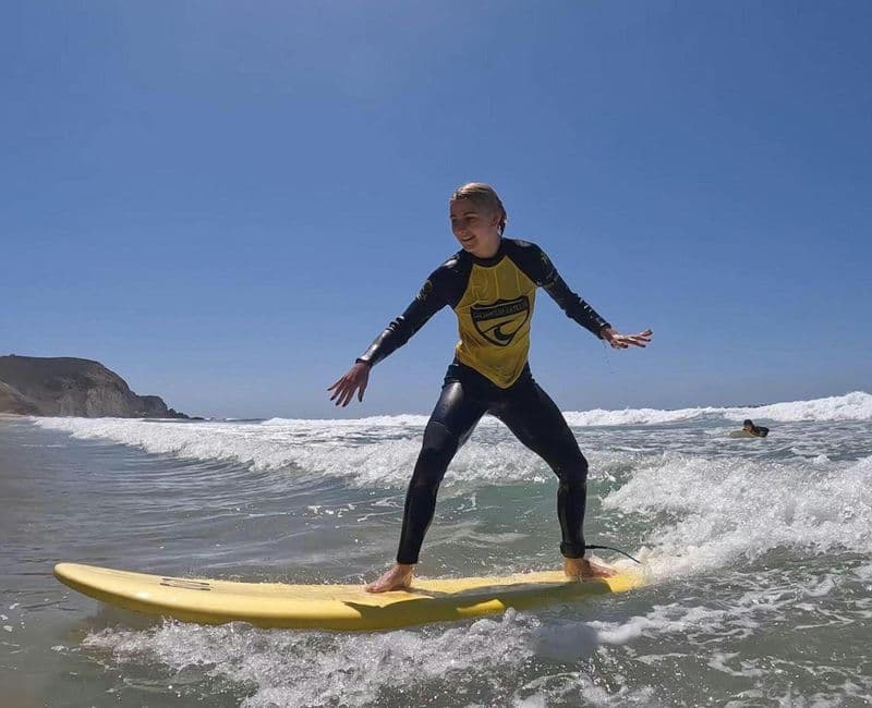 Billet Cours de surf sur la plage à Carrapateira