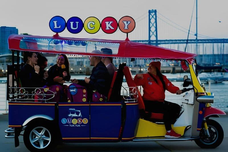 Billet Visite privée au coucher du soleil à San Francisco en Tuk-Tuk