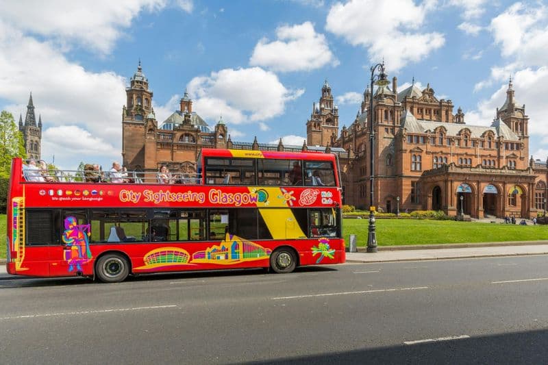 Billet Visite touristique de Glasgow en bus à arrêts multiples