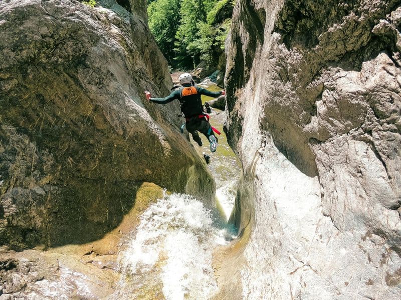 Billet Expérience de canyoning Chli Schlière