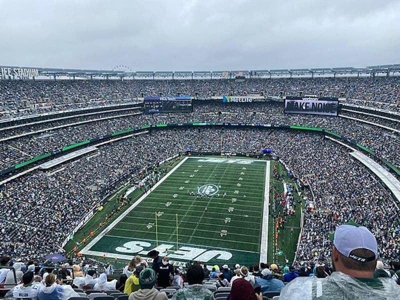 Billet New York Jets football game ticket at Metlife Stadium