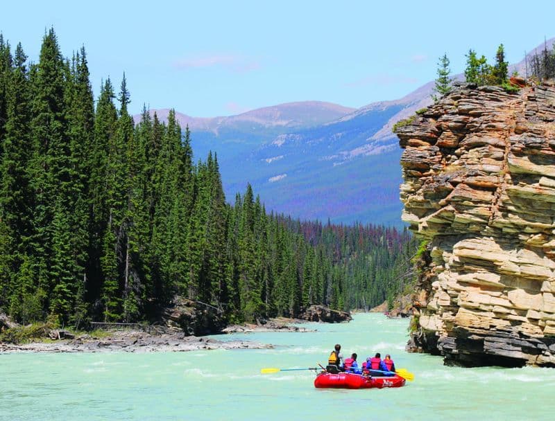 Billet Rafting en canyon pour toute la famille aux chutes Athabasca