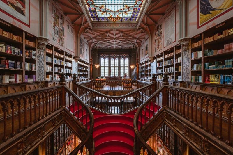 Billet Billet d'entrée en or pour la librairie Lello à Porto