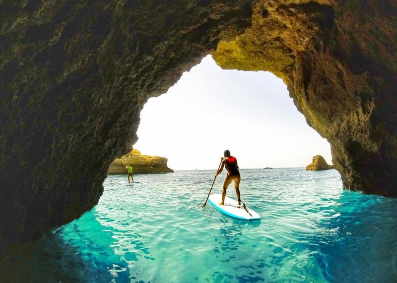 Billet Visite des grottes de stand-up paddle à Albufeira