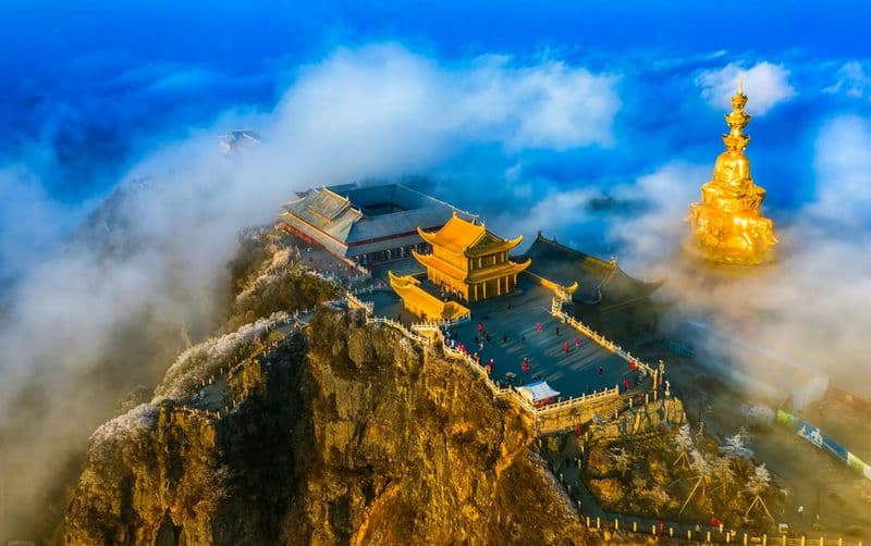 Billet Visite privée de Chengdu au mont Emei avec déjeuner et téléphérique