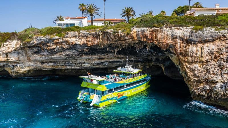 Billet Excursion panoramique en bateau au départ de Cala Millor avec arrêts baignade en option