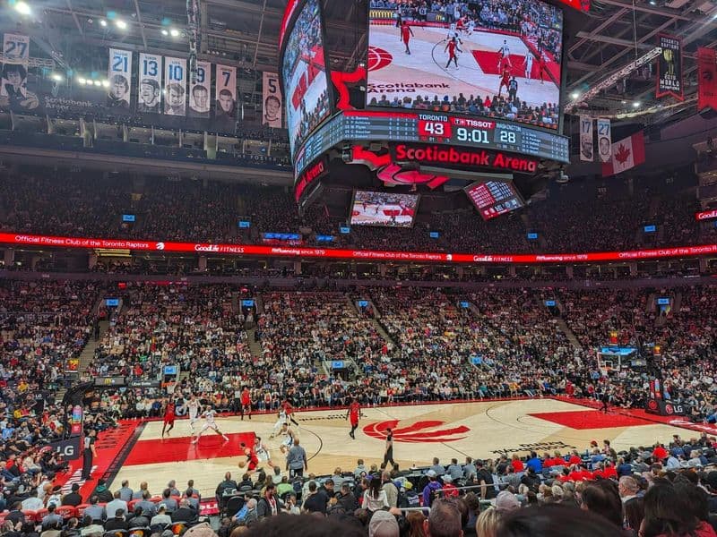 Billet Toronto Raptors NBA game ticket at Scotiabank Arena