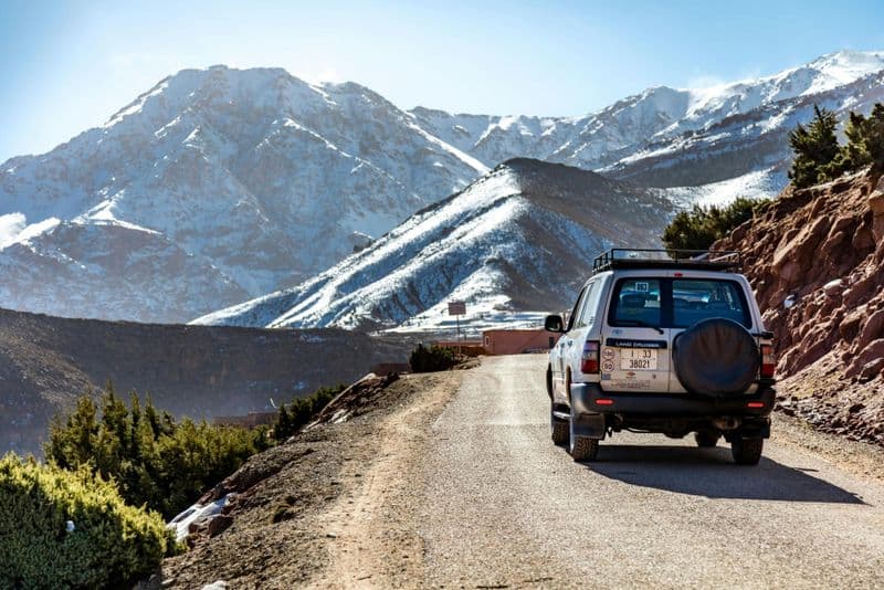 Billet Visite privée en 4x4 des montagnes du Haut Atlas avec repas